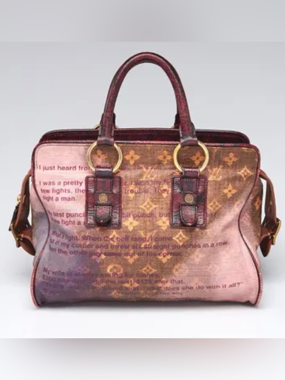 Authentic Louis Vuitton Limited Edition Richard Prince Monogram Jokes Bag